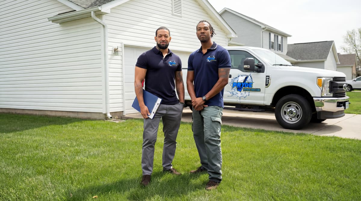 Tim and Cory Jordan - Pryde Power Washing owners